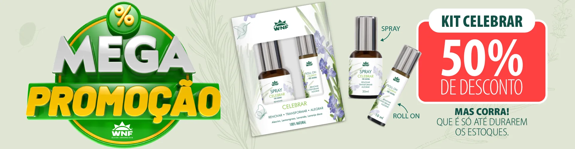 Promo 50% Desc Kit Celebrar