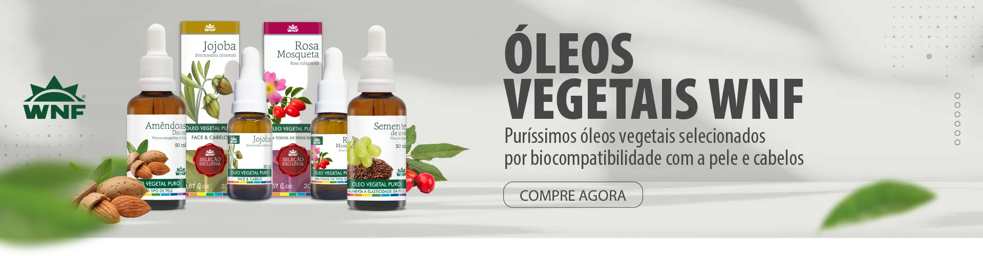 Banner óleos vegetais