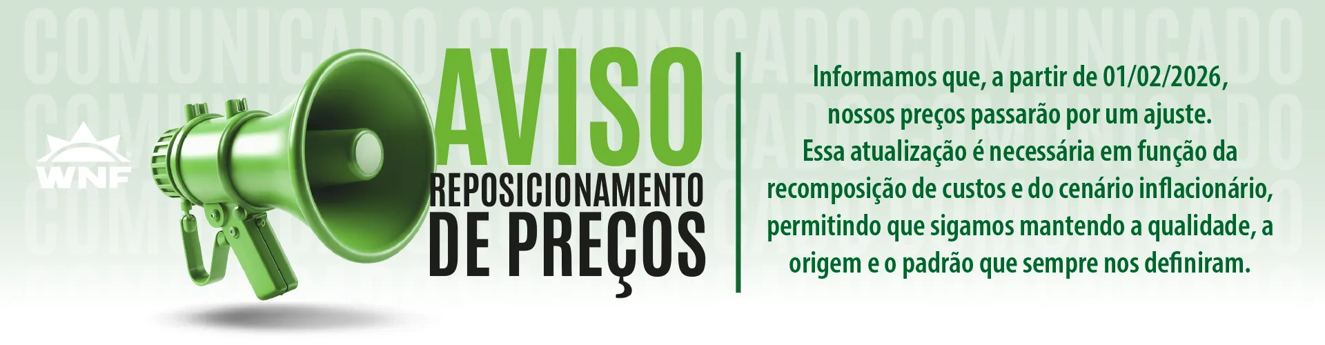 Reposicionamento de Preços