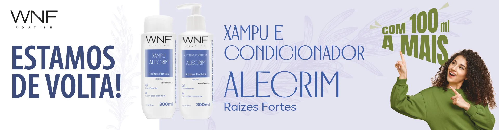 Banner Xampu Condicionador Alecrim