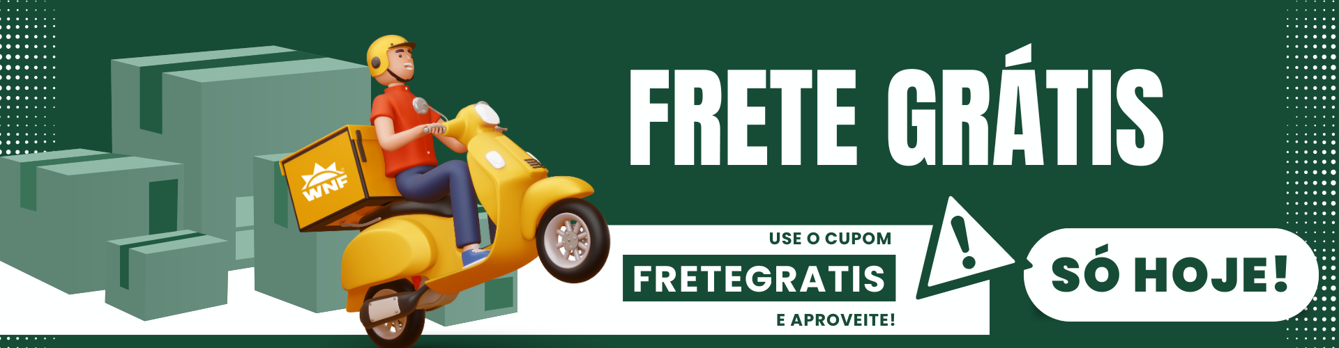  Frete Grátis todo Brasil (Julho)