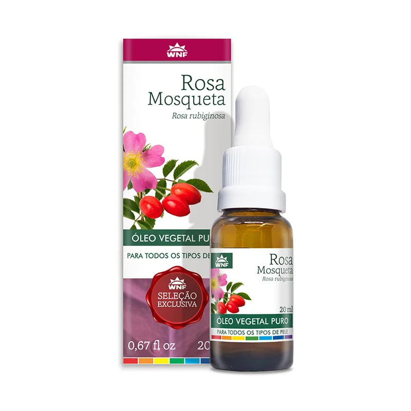 Óleo Vegetal Rosa Mosqueta 20ml | Hidratação e Rejuvenescimento