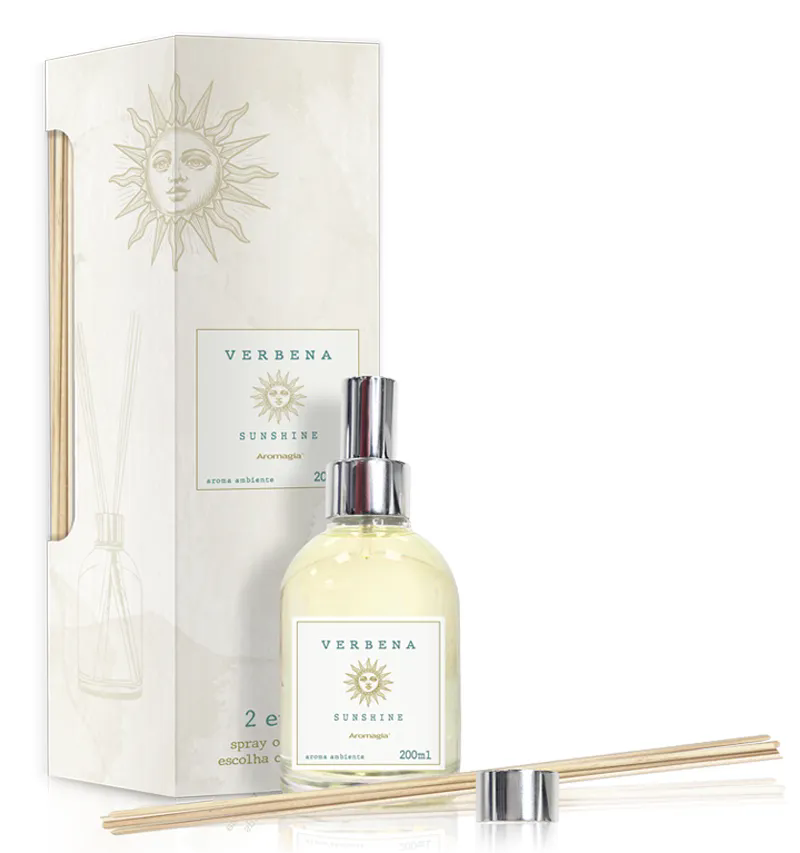 AROMA STICK/SPRAY 2 EM 1 VERBENA SUNSHINE 200ML
