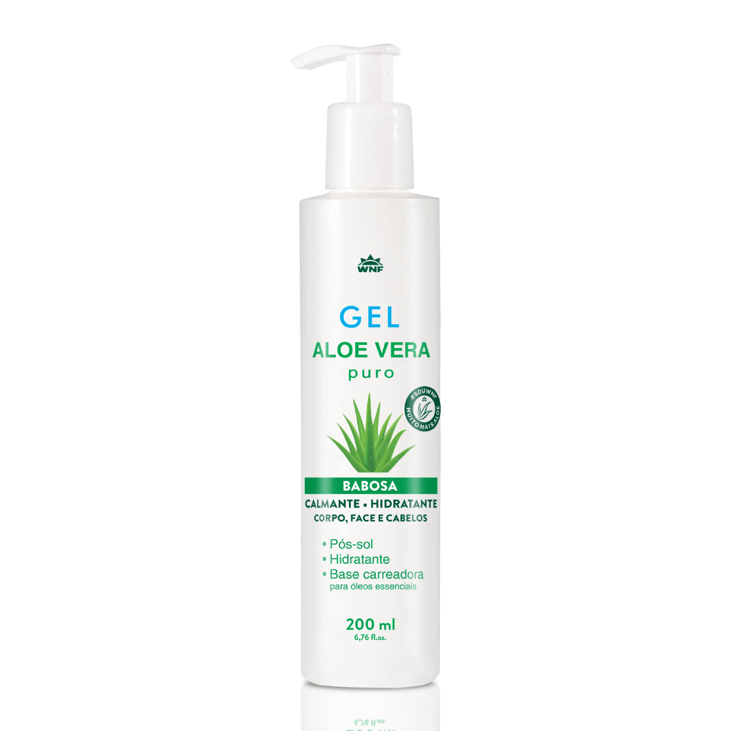 エルセーヌ　SKIN&CELFREE WNF Gel de Aloe Vera 200ml | Hidratação e Regeneração Natural