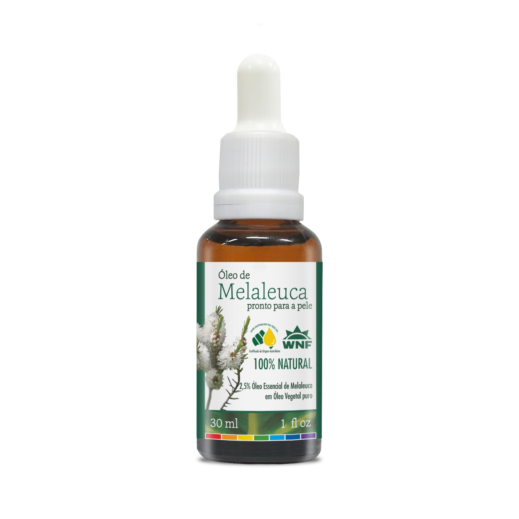 Óleo de Melaleuca Pronto para Pele 30ml | Purificação e Equilíbrio Natural