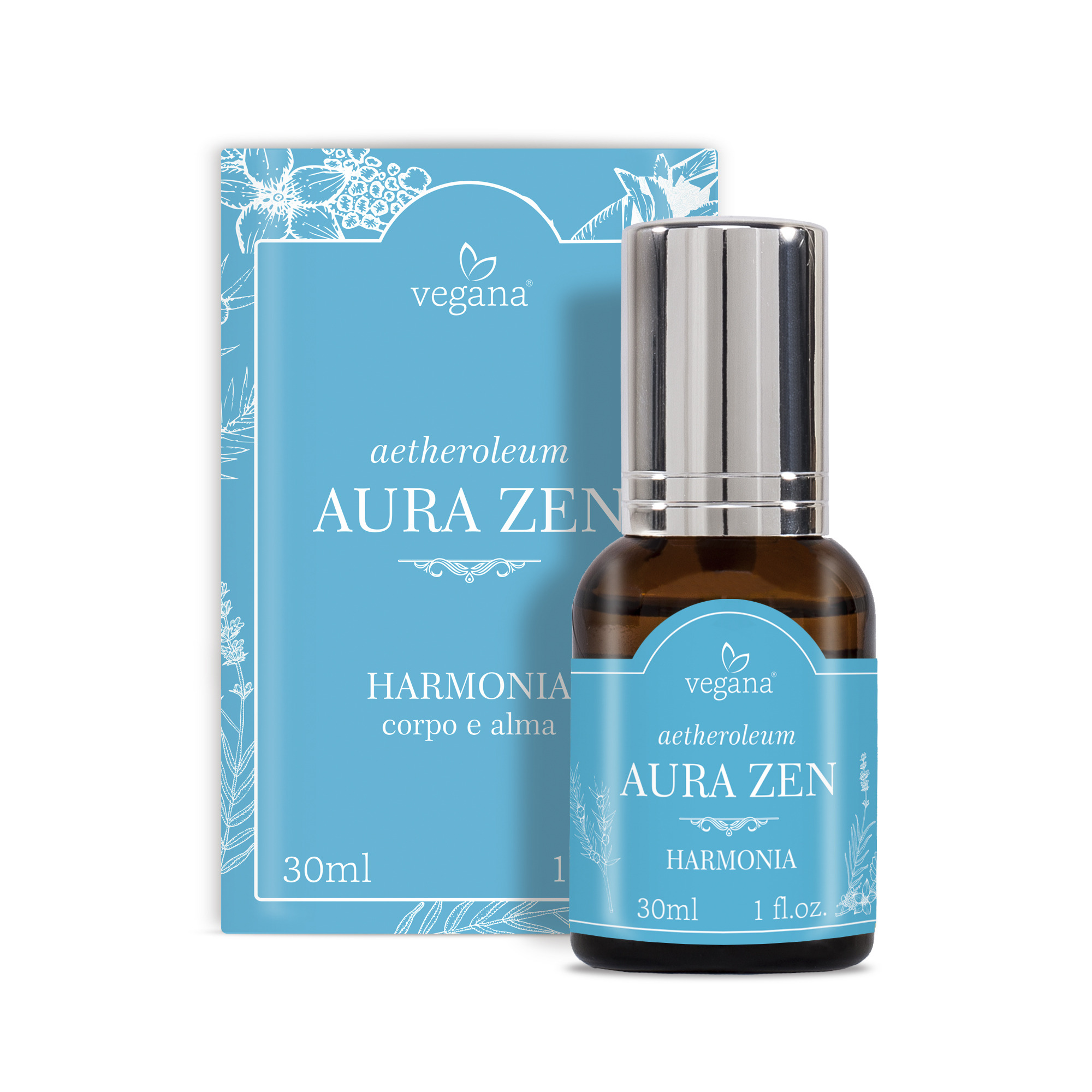 Vegana Spray Aura Zen 30ml | Relaxamento e Equilíbrio Energético